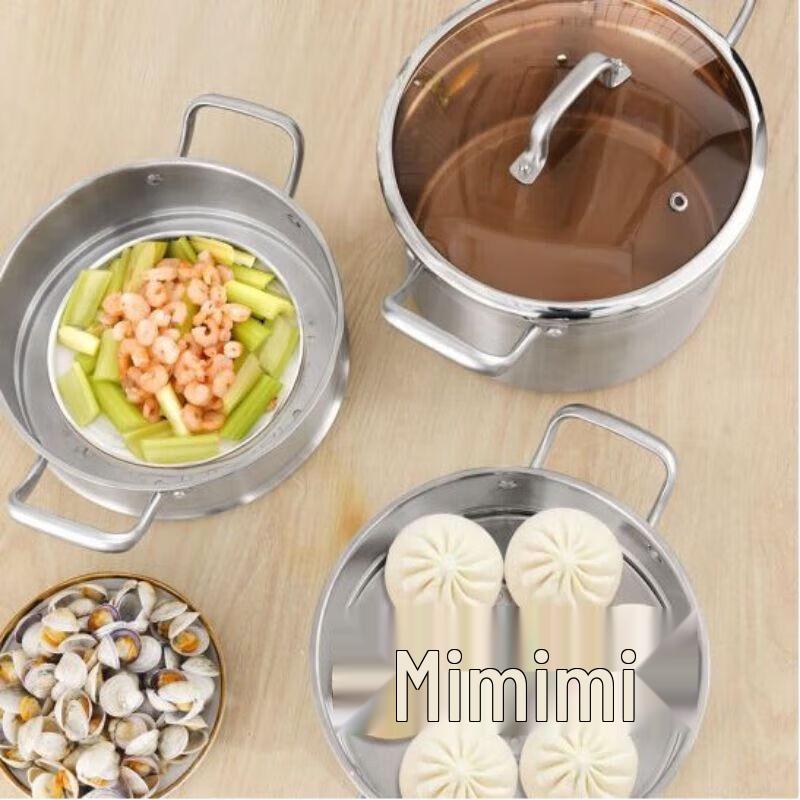 Kumbach 3-Lagen Edelstahl Dampfkochtopf