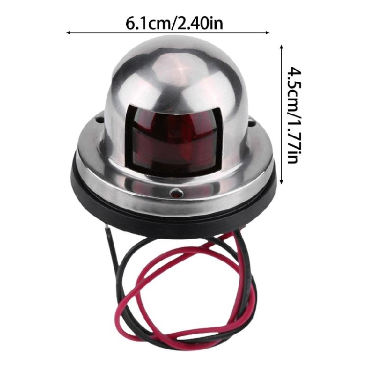 12V Boat Car Navigation Light Marine Indicator Spots Light Sailing Signal Lamp Navigation Lighting Boat Position Lights