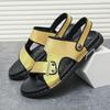 Fashion Summer Fashion Men Sandals Men Flat Heel Casual Comfortable High-quality Beach Shoes Men Business Office Sandals Sizes 39-47