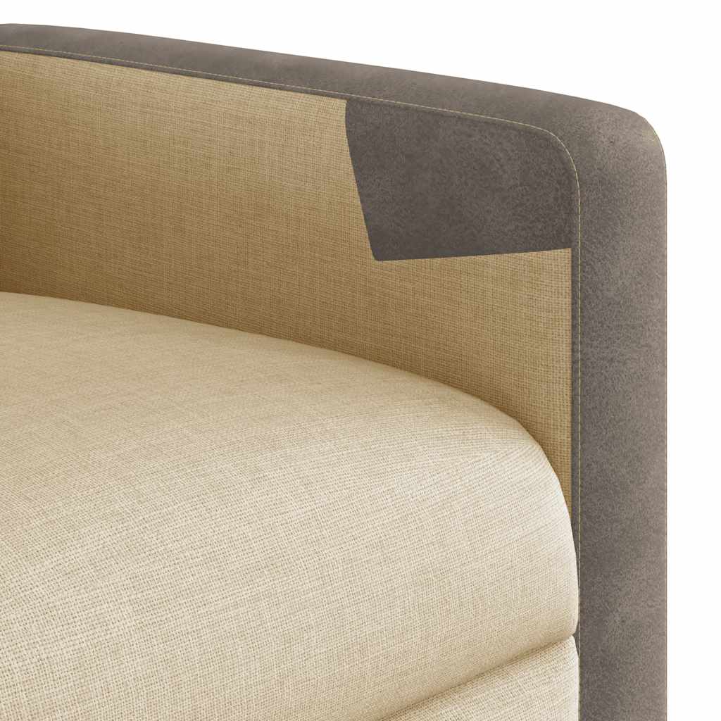 Recliner with Rising Assistance Cream Fabric