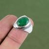 Facettierter Sambischer Smaragd Ring 925er Sterlingsilber Ring Handgefertigter Stilvoller Schmuck Natürlicher Edelstein Ring Jahrestagsgeschenk Erhältlich In Ringgröße