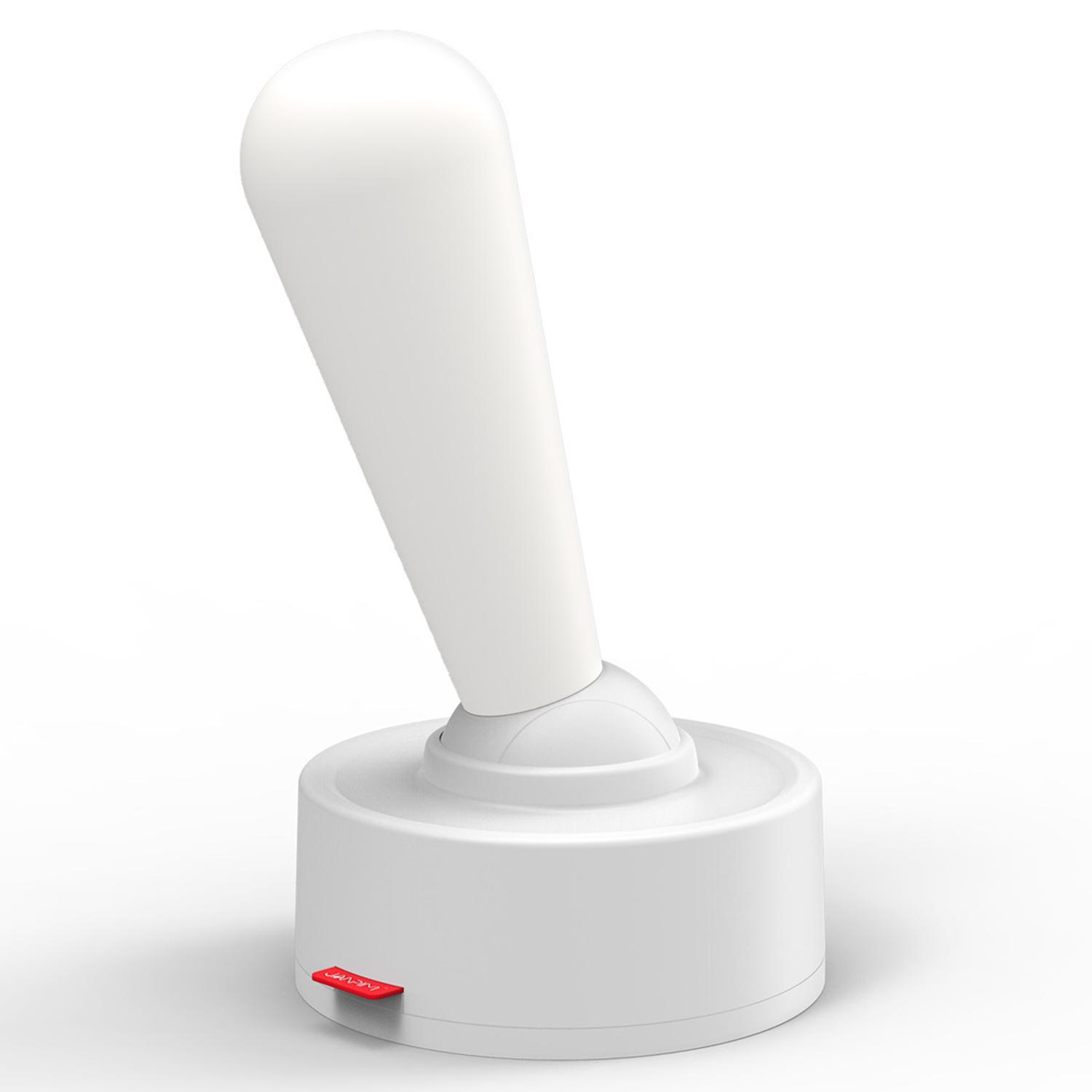 

Simple Toggle Lever Switch Small Night Light Creative Corridor Desktop Bedside Lamp White