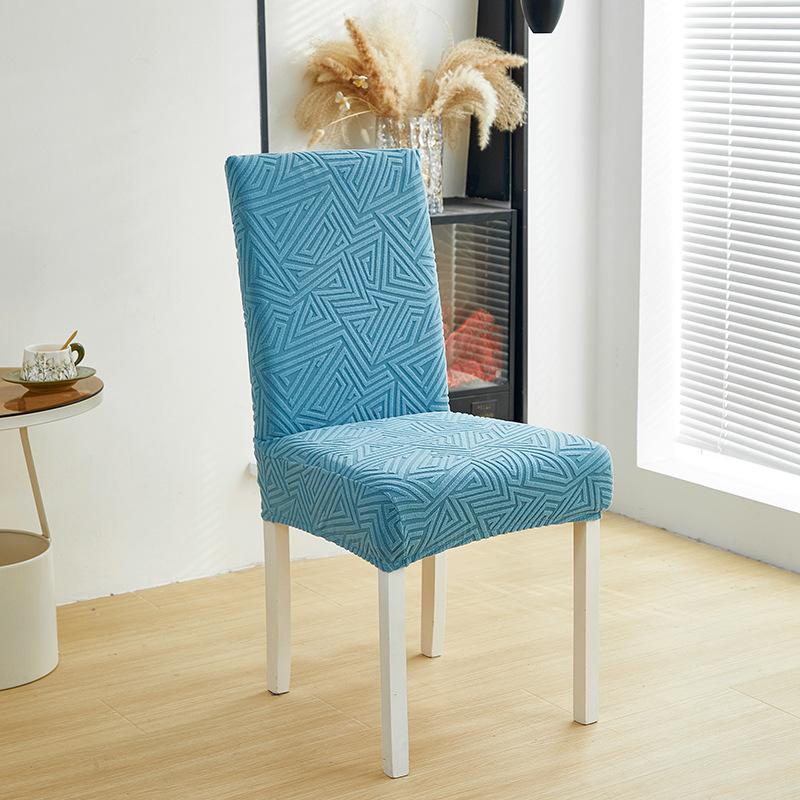 Thickened Skirt-Free Chair Cover All-Inclusive Elastic Backrest Seat Integrated Dining Chair Protective Cover Household