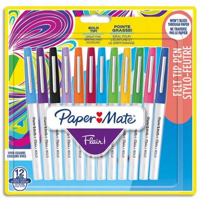 Flamastry Paper Mate  Flair Bold Bl 12 Pe 4745