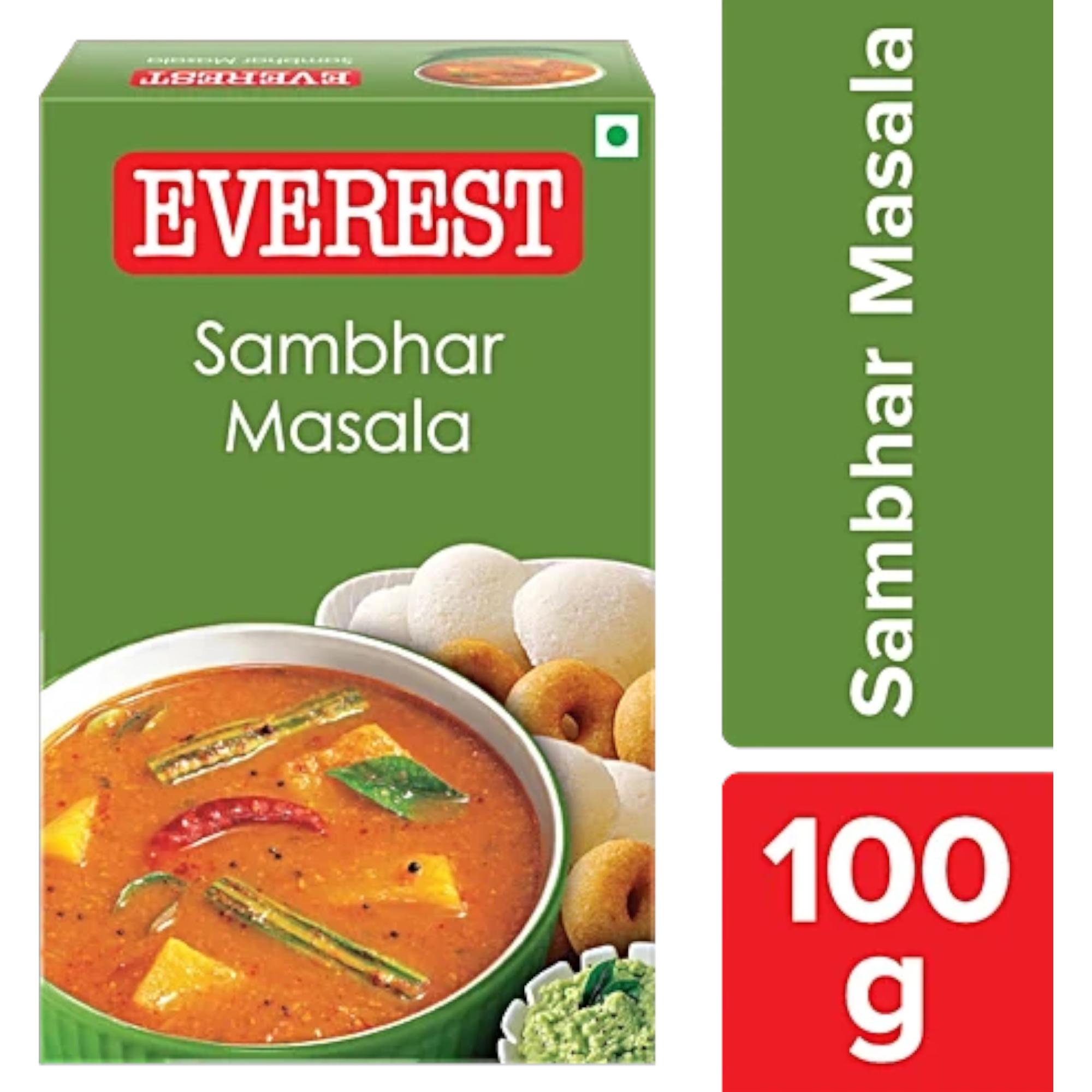 

Everest Sambhar Masala Powder 100 g Pack Of 1 Authentic Spice Blend For Flavorful Cooking And Aromatic Homemade Meals