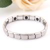 European And American Stainless Steel Silver Bracelets Titanium Steel Jewelry Energy Bracelet Jewelry 