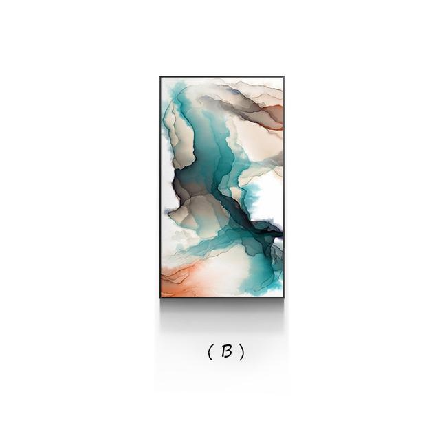 Nowe mody płynącego atramentu obraz na płótnie plakat abstrakcyjny styl Deocr obrazy na ścianę do salonu sypialnia alejek nowoczesny wystrój