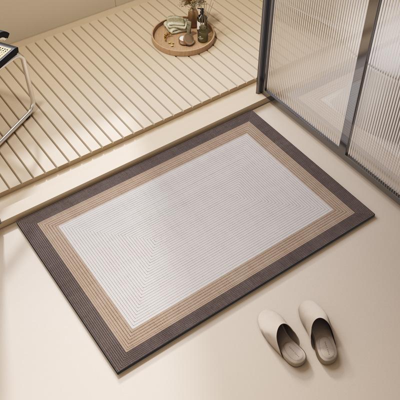 Bathroom Mats Kitchen Mats Doormats Front Door Mats Dirt Repellent Non-Slip Floor Mat Shower Rugs Machine Washable