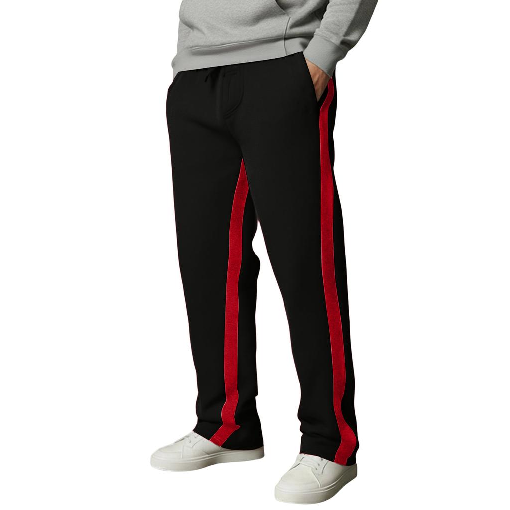 Pantalones Deportivos Rectos de Cilindro para Hombre, Pantalones Casuales de Chándal