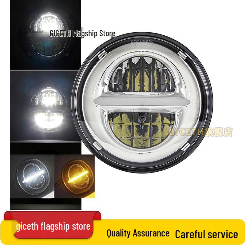 5.75" LED Headlight for Harley X48, XL883R/L 750, Dyna, Benelli 400 Motorcycles & Scooters - Off-road Compatible