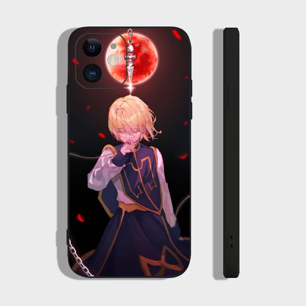 HUNTER X HUNTER Anime Kurapika Phone Case For IPhone 17 Air 16 15 14 13 Pro Max 11 12 Black Silicone Cover