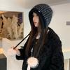 Solid Color Hat Women's Autumn and Winter Ear Protection Sweet Knitted Wool Hat Fashion Hat Thickened Thermal Hat