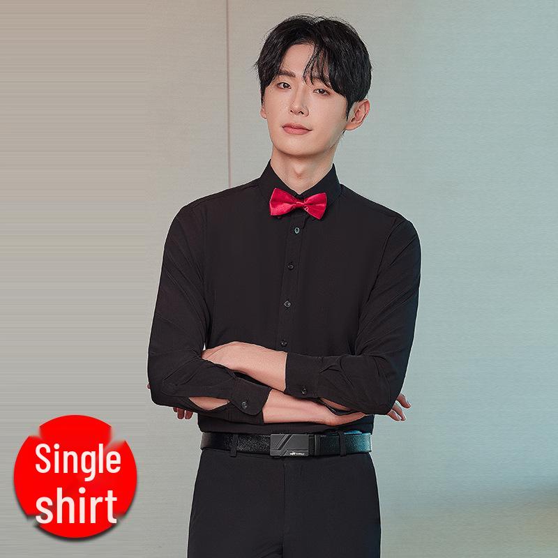 

Мужская и женская розовая рубашка с длинным рукавом для униформы администратора на весну/лето XXL