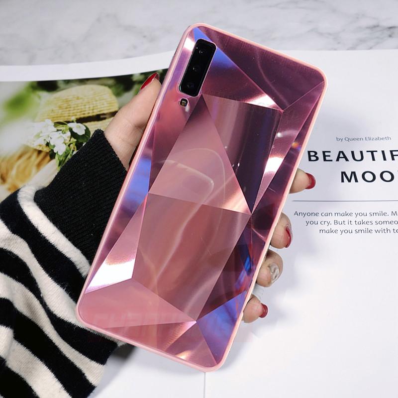 Candy Color Diamond Case For Samsung Galaxy A70 A50 A30S A10 A51 A71 S20 S10 S9 S8 Note10 Plus A9 A7