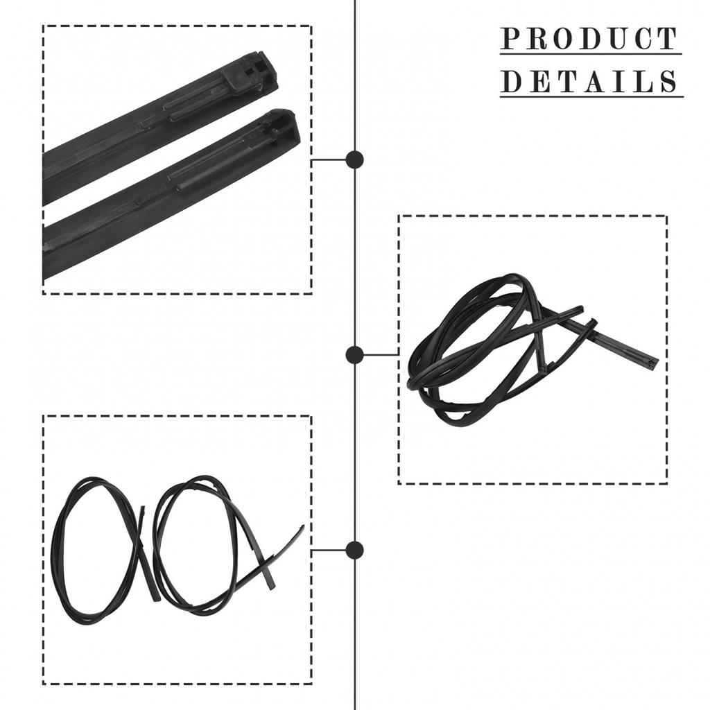 2 peças/conjunto de acessórios para moldagem por gotejamento de borracha para telhado