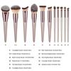 Angled Face Brush Dense and Soft Synthetic Fibers Powder Buffing Brushes For Seamless Makeup Cream Blending Brushes