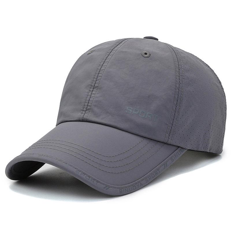 Unisex Outdoor Quick-Dry Sun Protection Baseball Cap - Breathable Shade for Fishing and Casual Wear