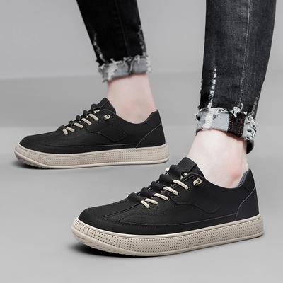 New Brand Shoes for Men Trend Casual Shoes Patent Leather Sneakers New Street Youth Fashion Cartoon Flat Skateboard Shoes 2024