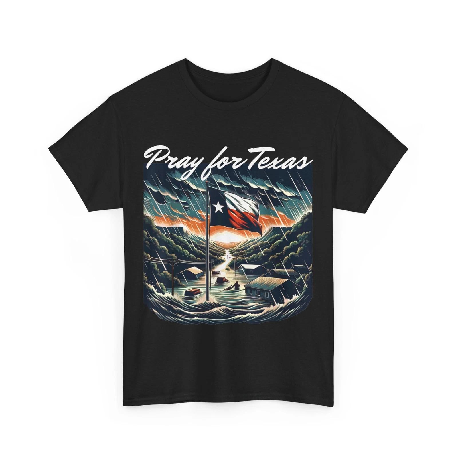 Pray For Texas Hill Country Stronger Support Texas Flooding T shirt L