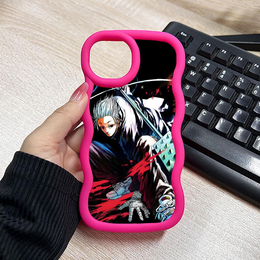 Sakamoto Days Gaku Phone Case for iPhone 17 16 15 14 13 12 11 Air Pro Max Plus Wavy Edge TPU Colorful Cover Pretty Cover Luxury