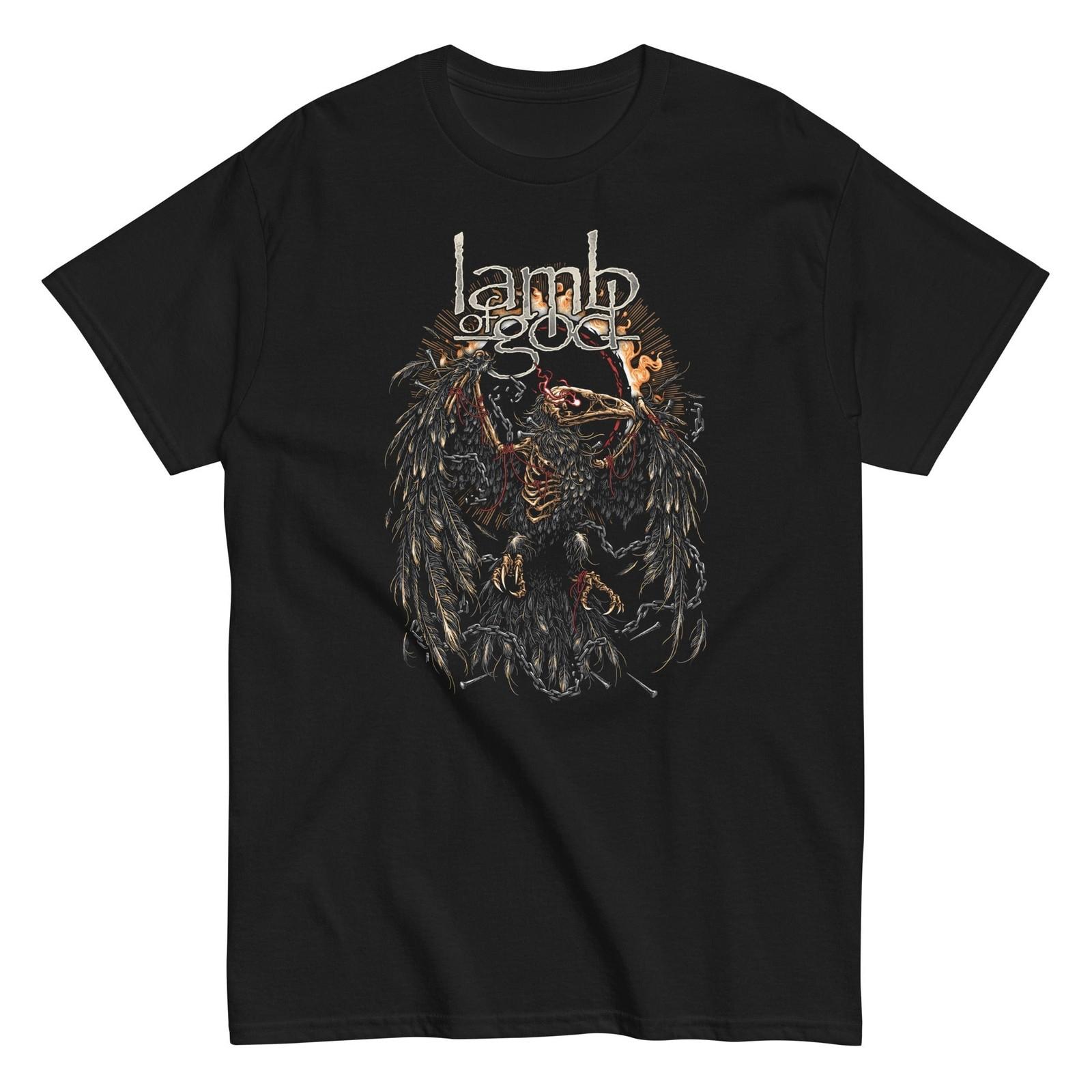 MerchMoment Lamb of God - Delusional Skull T- T- Black New Unisex T-Shirt XXXL