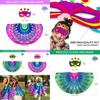 Childrens Peacock Costume Set With Mask And Wings For Halloween And Party Dress Up
