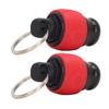 2Pcs Screwdriver Bit Holder Quick Fix Release Wear Resistant Bit Keychain for 14in Dia Tools Red