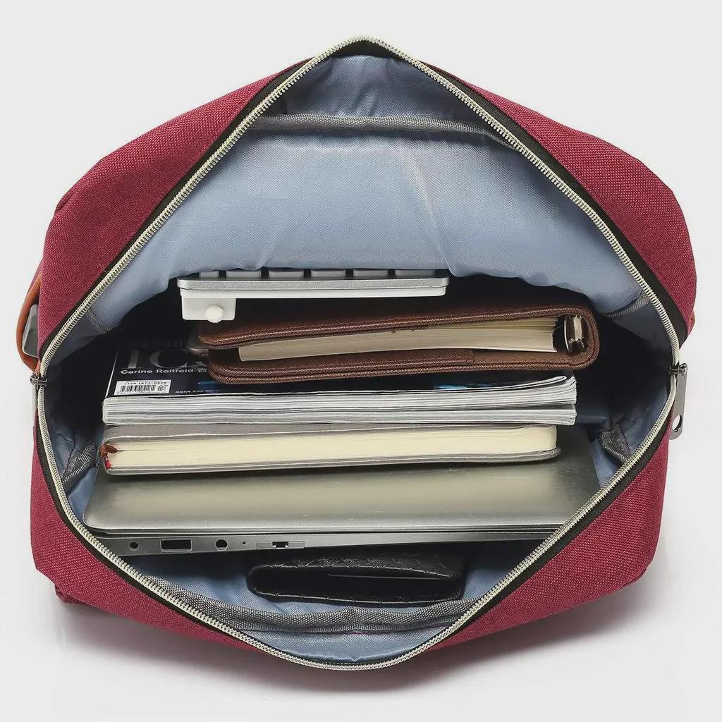 Retro Canvas USB Backpack: Unisex, Large Outdoor Travel Bag
