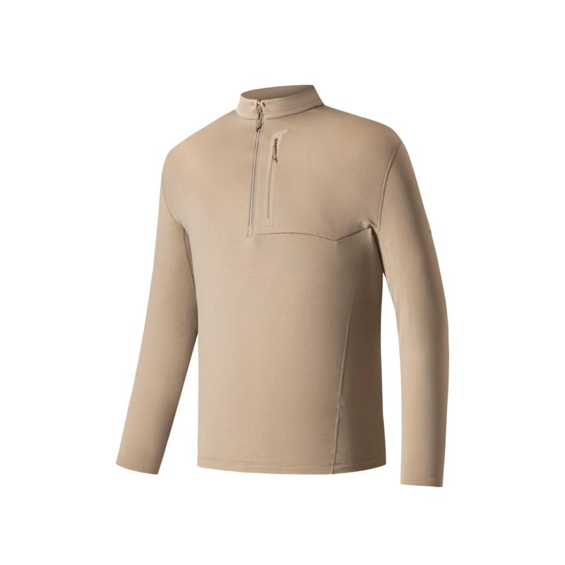 ANTA Champion Outdoor Hiking POLARTEC Half-Zip Long Sleeve Tee