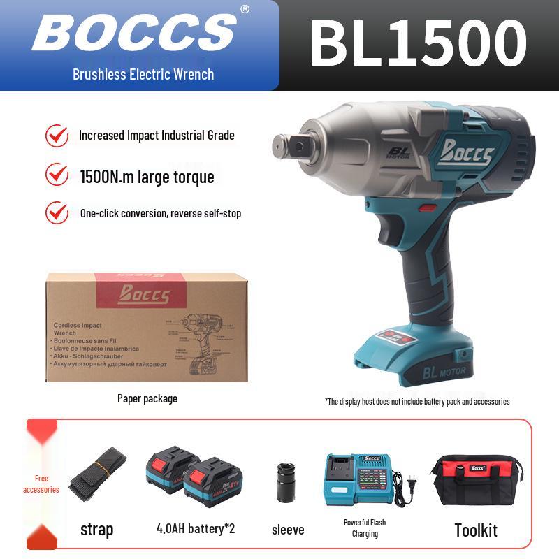 Cordless Multi-Functional Brushless Impact Wrench & Electric Screwdriver Set