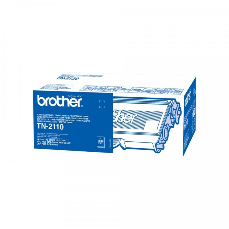 Brother TN2110 Black Original Toner Cartridge-TN2110