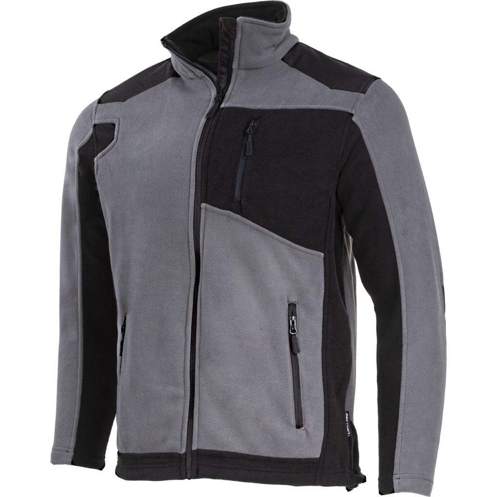 Fleece Sweatshirt with Reinforcements Gray-Black, "", Ce, Lahti