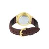 Casio STANDARD Series Fashionable Business Simple Casual Versatile Classic Pointer Roman Scale Golden Dial Quartz Movement Leather Strap LTP-VT01GL-9B