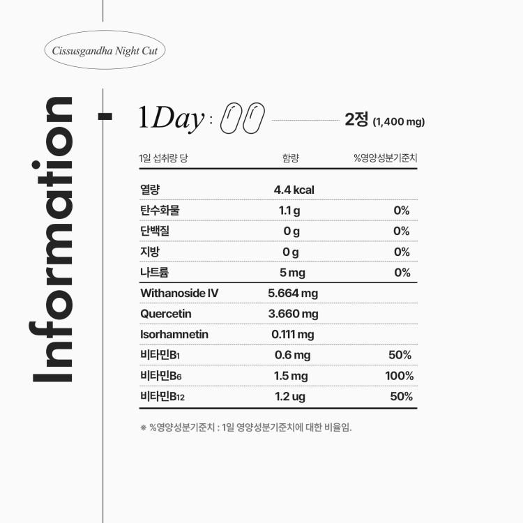 aghealth Cissus Ganda Night Cut 60 tablets 3 boxes (total 3 months supply)