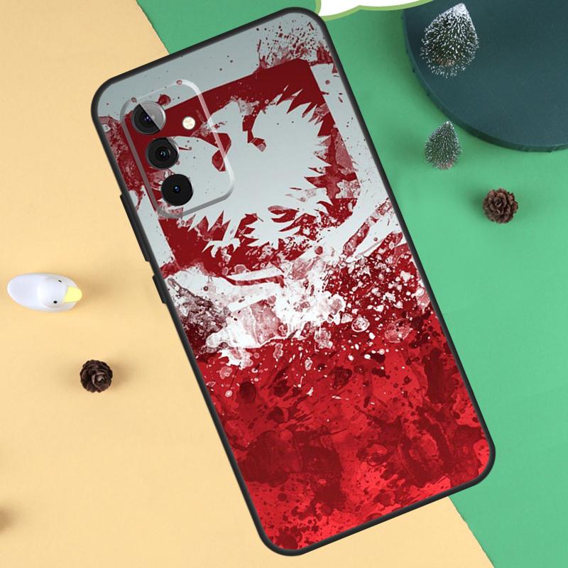 Polen Polnische Flagge Hülle Für Samsung Galaxy A35 A55 A15 A25 A53 A33 A13 A52 A32 A12 A51 A71 A14 A34 A54 Hülle