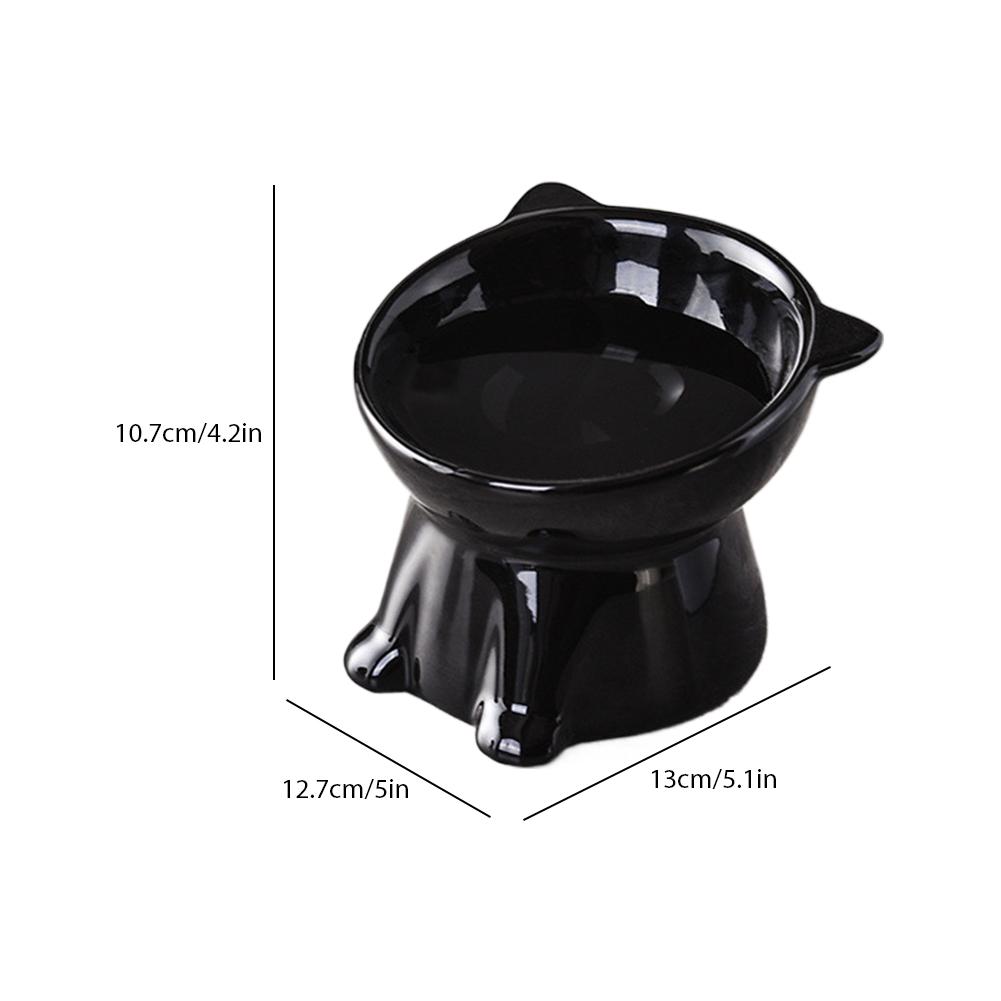 1 Pcs Cat Bowl Ceramic Cat Bowl Pet Bowl Pet Supplies Cat Bowl Dog Bowl Macaron Color New Cat and Dog Universal Pet Bowl