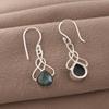 Labradorite Earrings, Handmade Gemstone 925 Sterling Silver Earrings Balancing Jewelry, For Gift Silver Earrings Gift For Women