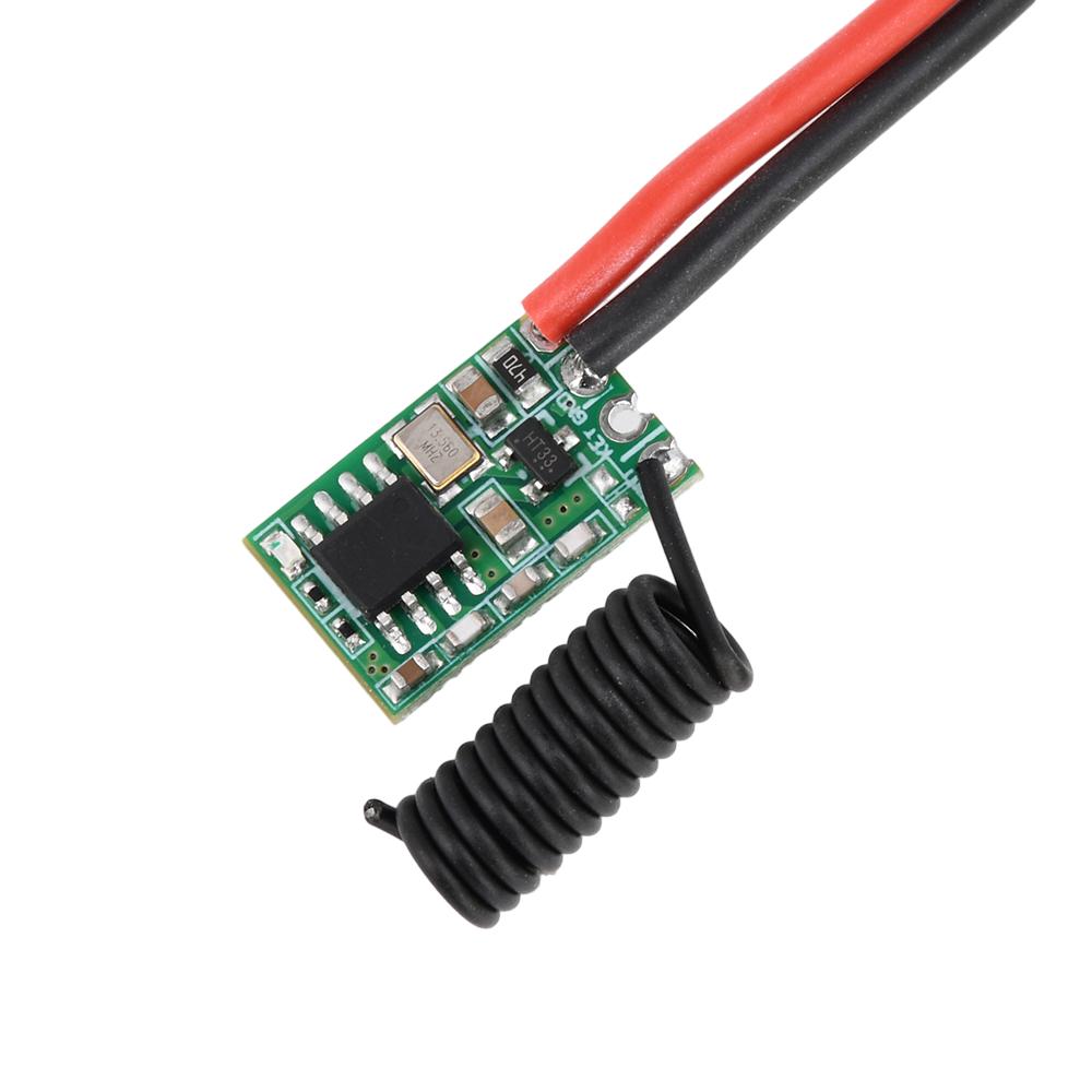 433MHZ Universal RF Module Wireless Remote Control Switch Long Range Receiver DC 3V-24V Miniature Wireless Transmitter-Receiver