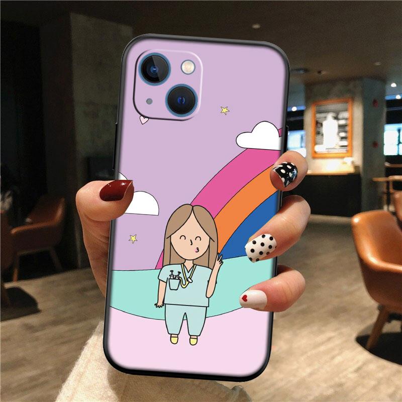 Arzt Krankenschwester Muschel Handyhülle für Samsung Galaxy A11 A12 A13 A15 A52S A53 A55 A56 A70 A71 A72 A73 F06 F16 F56 S10 Plus S10e