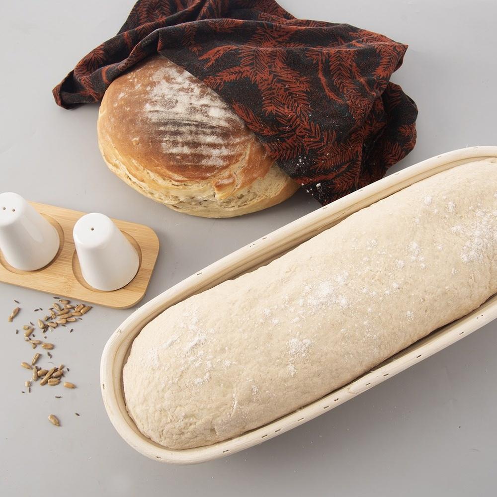 Koszyk Rattanowy Do Wyrastania Formowania Chleba Ciasta Na Bochenek 1,5 Kg