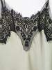 Spring 2026 European & American Lace Trim Camisole Maxi Dress with Sexy Slit