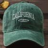 Unisex Washed Baseball Hat Adjustable Sunscreen  Hats Lettering Duckbill Cap  for Women & Men