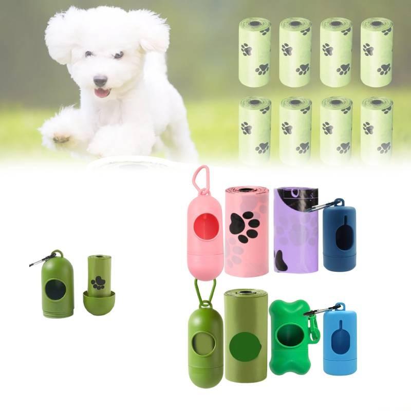 Eco-friendly Thickened Biodegradable Pet Waste Bags For Dogs And Cats In Assorted Colors