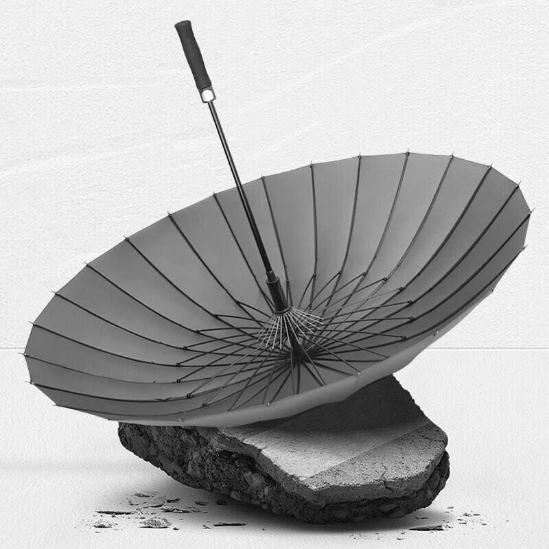MAYDU 24-Rib Automatic Extra-Large Long-Handle Umbrella