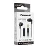 Panasonic Canal-Type Wired Earphones with Microphone RP-HJE150M-K Black