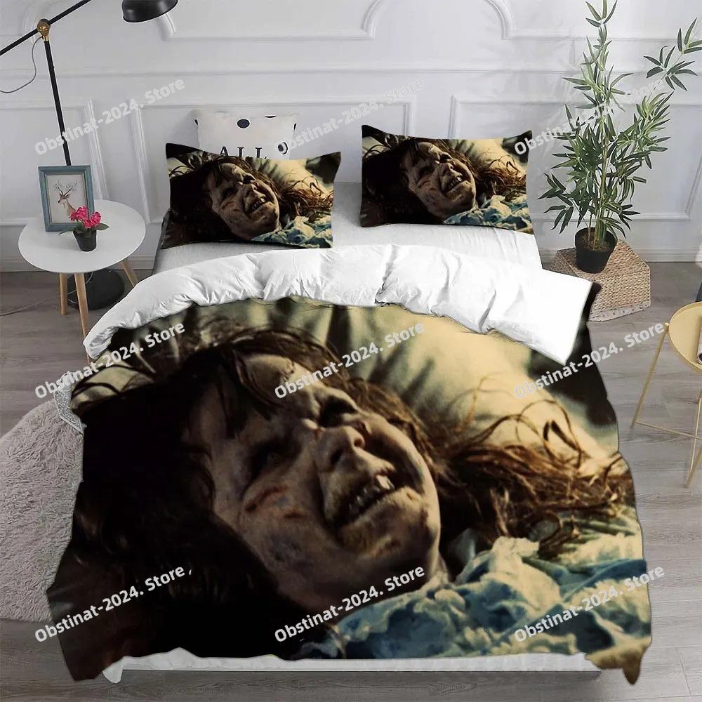 The Exorcist (1973) Bedding Sets Comforter Quilt Bed Cover Duvet Cover Pillow Case 3 Pieces Sets Kids Adult Size