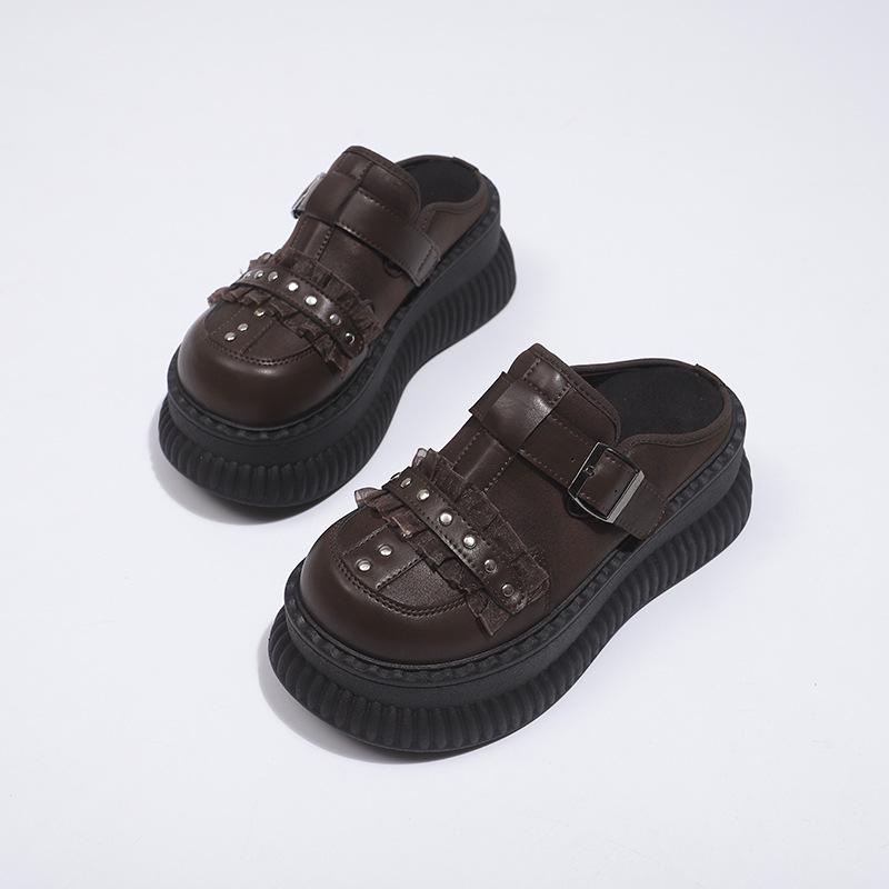 Dámské sportovní platformové sandály léto 2025: Všestranné, ležérní, duté provedení se silnou podrážkou a vnitřním zvýšením