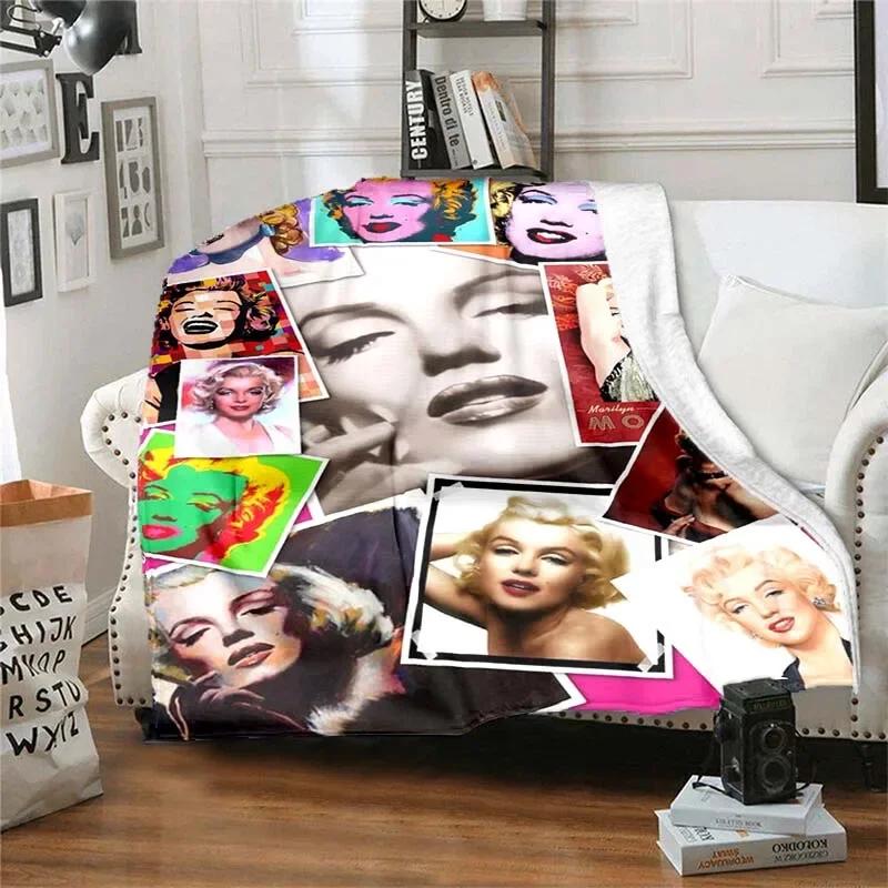 Kúpiť Marilyn Monroe Vintage Blanket Flannel Fashion Soft Blanket