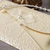 Thick Embossed Greeting Card Envelope with Bowknot Ribbon for Event Invitations