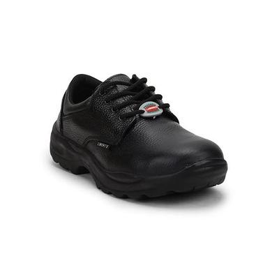 Liberty Freedom Shakti HT Schnürung Sicherheitsschuhe für Herren mit Drymill-Leder-Obermaterial | PU-Sohle | Gepolsterte Schaumstoff-Innensohle  (Schwarz 6 UK)